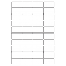40449 - Label Size 48.5mm x 25.4mm - 40 label(s) per sheet 40449 - Label Size 48.5mm x 25.4mm - 40 label(s) per sheet