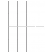 40451 - Label Size 48mm x 71mm - 16 label(s) per sheet 40451 - Label Size 48mm x 71mm - 16 label(s) per sheet