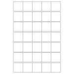 40455 - Label Size 38mm x 38mm - 35 label(s) per sheet