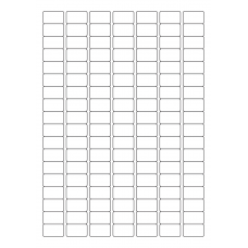 40460 - Label Size 25mm x 15mm - 126 label(s) per sheet 40460 - Label Size 25mm x 15mm - 126 label(s) per sheet
