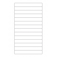 40464 - Label Size 145mm x 19mm - 14 label(s) per sheet 40464 - Label Size 145mm x 19mm - 14 label(s) per sheet