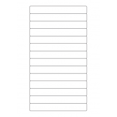40464 - Label Size 145mm x 19mm - 14 label(s) per sheet 40464 - Label Size 145mm x 19mm - 14 label(s) per sheet