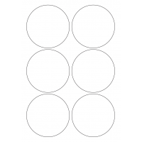 40471 - Label Size 90mm dia - 6 label(s) per sheet 40471 - Label Size 90mm dia - 6 label(s) per sheet