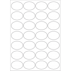 40476 - Label Size 49mm x 35mm - 28 label(s) per sheet 
