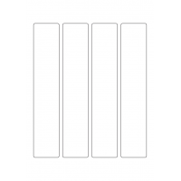40482 - Label Size 42mm x 220mm - 4 label(s) per sheet 40482 - Label Size 42mm x 220mm - 4 label(s) per sheet