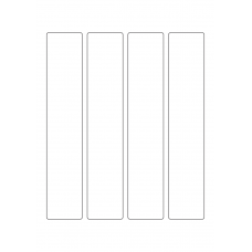 40482 - Label Size 42mm x 220mm - 4 label(s) per sheet 40482 - Label Size 42mm x 220mm - 4 label(s) per sheet