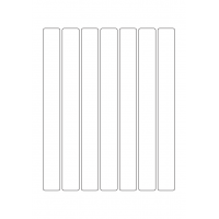 40484 - Label Size 23mm x 220mm - 7 label(s) per sheet 40484 - Label Size 23mm x 220mm - 7 label(s) per sheet