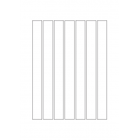 40488 - Label Size 20mm x 210mm - 7 label(s) per sheet 40488 - Label Size 20mm x 210mm - 7 label(s) per sheet