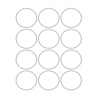 40489 - Label Size 65mm x 60mm - 12 label(s) per sheet 40489 - Label Size 65mm x 60mm - 12 label(s) per sheet