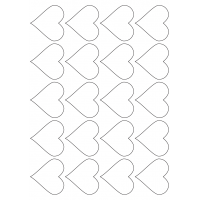 40493 - Label Size 50mm x 53mm - 20 label(s) per sheet 40493 - Label Size 50mm x 53mm - 20 label(s) per sheet