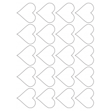 40493 - Label Size 50mm x 53mm - 20 label(s) per sheet 40493 - Label Size 50mm x 53mm - 20 label(s) per sheet