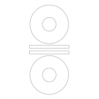 40496 - Label Size 116mm dia - 4 label(s) per sheet 40496 - Label Size 116mm dia - 4 label(s) per sheet