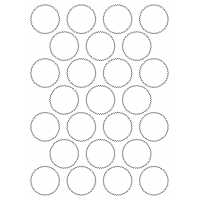 40502 - Label Size 44mm x 44mm - 25 label(s) per sheet 40502 - Label Size 44mm x 44mm - 25 label(s) per sheet
