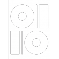 40504 - Label Size 118.5mm dia - 2 label(s) per sheet 40504 - Label Size 118.5mm dia - 2 label(s) per sheet