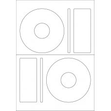 40504 - Label Size 118.5mm dia - 2 label(s) per sheet 40504 - Label Size 118.5mm dia - 2 label(s) per sheet