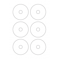 40505 - Label Size 78mm dia - 6 label(s) per sheet 40505 - Label Size 78mm dia - 6 label(s) per sheet