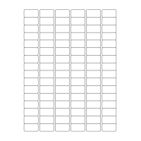 40507 - Label Size 30mm x 16mm - 96 label(s) per sheet 40507 - Label Size 30mm x 16mm - 96 label(s) per sheet