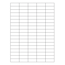 40511 - Label Size 40mm x 15mm - 90 label(s) per sheet 40511 - Label Size 40mm x 15mm - 90 label(s) per sheet