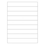 40513 - Label Size 200mm x 30mm - 9 label(s) per sheet