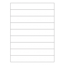 40513 - Label Size 200mm x 30mm - 9 label(s) per sheet 40513 - Label Size 200mm x 30mm - 9 label(s) per sheet