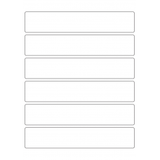 40517 - Label Size 203mm x 38mm - 6 label(s) per sheet 40517 - Label Size 203mm x 38mm - 6 label(s) per sheet