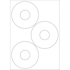 40518 - Label Size 115mm dia - 3 label(s) per sheet 40518 - Label Size 115mm dia - 3 label(s) per sheet