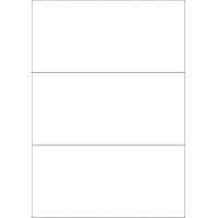 40520 - Label Size 210mm x 98.4mm - 3 label(s) per sheet 40520 - Label Size 210mm x 98.4mm - 3 label(s) per sheet