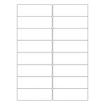 40527 - Label Size 99.1mm x 34mm - 16 label(s) per sheet