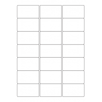 40528 - Label Size 63.5mm x 38.1mm - 21 label(s) per sheet 40528 - Label Size 63.5mm x 38.1mm - 21 label(s) per sheet