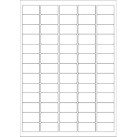 40529 - Label Size 38.1mm x 21.2mm - 65 label(s) per sheet 40529 - Label Size 38.1mm x 21.2mm - 65 label(s) per sheet