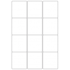 40534 - Label Size 63.5mm x 72mm - 12 label(s) per sheet 40534 - Label Size 63.5mm x 72mm - 12 label(s) per sheet