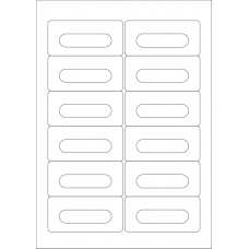 40537 - Label Size 89.5mm x 42mm - 12 label(s) per sheet 40537 - Label Size 89.5mm x 42mm - 12 label(s) per sheet