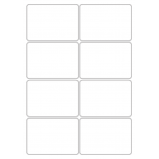 40539 - Label Size 97mm x 68mm - 8 label(s) per sheet 40539 - Label Size 97mm x 68mm - 8 label(s) per sheet