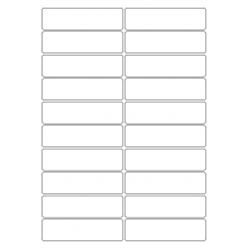 40541 - Label Size 97mm x 26mm - 20 label(s) per sheet 40541 - Label Size 97mm x 26mm - 20 label(s) per sheet