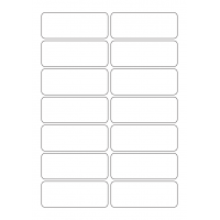 40542 - Label Size 90mm x 35mm - 14 label(s) per sheet 40542 - Label Size 90mm x 35mm - 14 label(s) per sheet