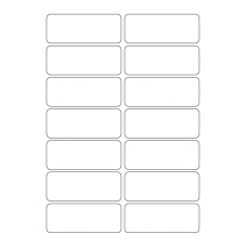 40542 - Label Size 90mm x 35mm - 14 label(s) per sheet 40542 - Label Size 90mm x 35mm - 14 label(s) per sheet
