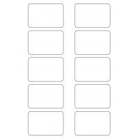 40543 - Label Size 75mm x 51mm - 10 label(s) per sheet 40543 - Label Size 75mm x 51mm - 10 label(s) per sheet