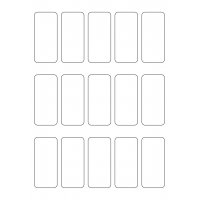 40545 - Label Size 34mm x 75mm - 15 label(s) per sheet 40545 - Label Size 34mm x 75mm - 15 label(s) per sheet