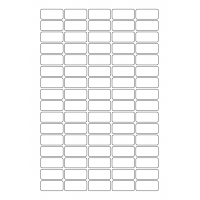 40547 - Label Size 33.5mm x 15mm - 80 label(s) per sheet 40547 - Label Size 33.5mm x 15mm - 80 label(s) per sheet