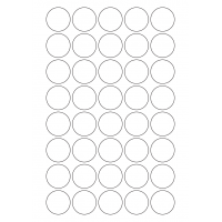40556 - Label Size 32mm dia - 40 label(s) per sheet 40556 - Label Size 32mm dia - 40 label(s) per sheet