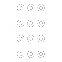 40561 - Label Size 34mm dia - 12 label(s) per sheet 40561 - Label Size 34mm dia - 12 label(s) per sheet