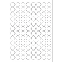 40563 - Label Size 20mm dia - 96 label(s) per sheet 40563 - Label Size 20mm dia - 96 label(s) per sheet