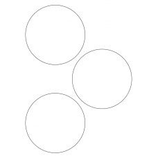 40565 - Label Size 112mm dia - 3 label(s) per sheet 40565 - Label Size 112mm dia - 3 label(s) per sheet