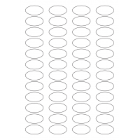 40566 - Label Size 38mm x 20mm - 48 label(s) per sheet 40566 - Label Size 38mm x 20mm - 48 label(s) per sheet
