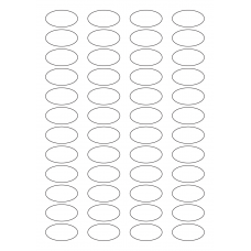 40566 - Label Size 38mm x 20mm - 48 label(s) per sheet 