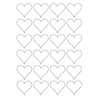 40570 - Label Size 45mm x 41mm - 24 label(s) per sheet 40570 - Label Size 45mm x 41mm - 24 label(s) per sheet