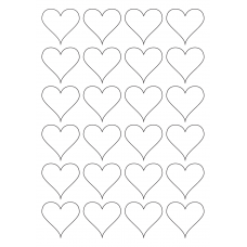 40570 - Label Size 45mm x 41mm - 24 label(s) per sheet 40570 - Label Size 45mm x 41mm - 24 label(s) per sheet