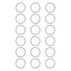 40571 - Label Size 42mm x 42mm - 18 label(s) per sheet 40571 - Label Size 42mm x 42mm - 18 label(s) per sheet