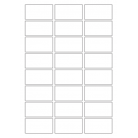 40573 - Label Size 60mm x 32mm - 24 label(s) per sheet 40573 - Label Size 60mm x 32mm - 24 label(s) per sheet