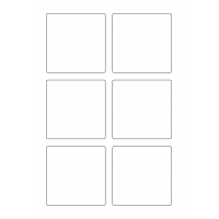 40574 - Label Size 80mm x 80mm - 6 label(s) per sheet 40574 - Label Size 80mm x 80mm - 6 label(s) per sheet